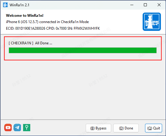 WinRa1n Jailbreak Tool