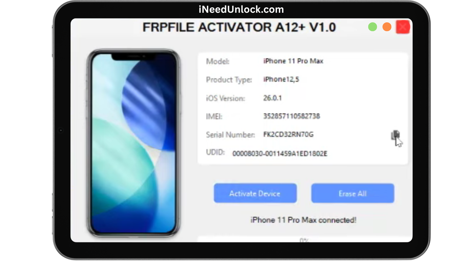 FRPFILE ACTIVATOR A12+ - Image 1